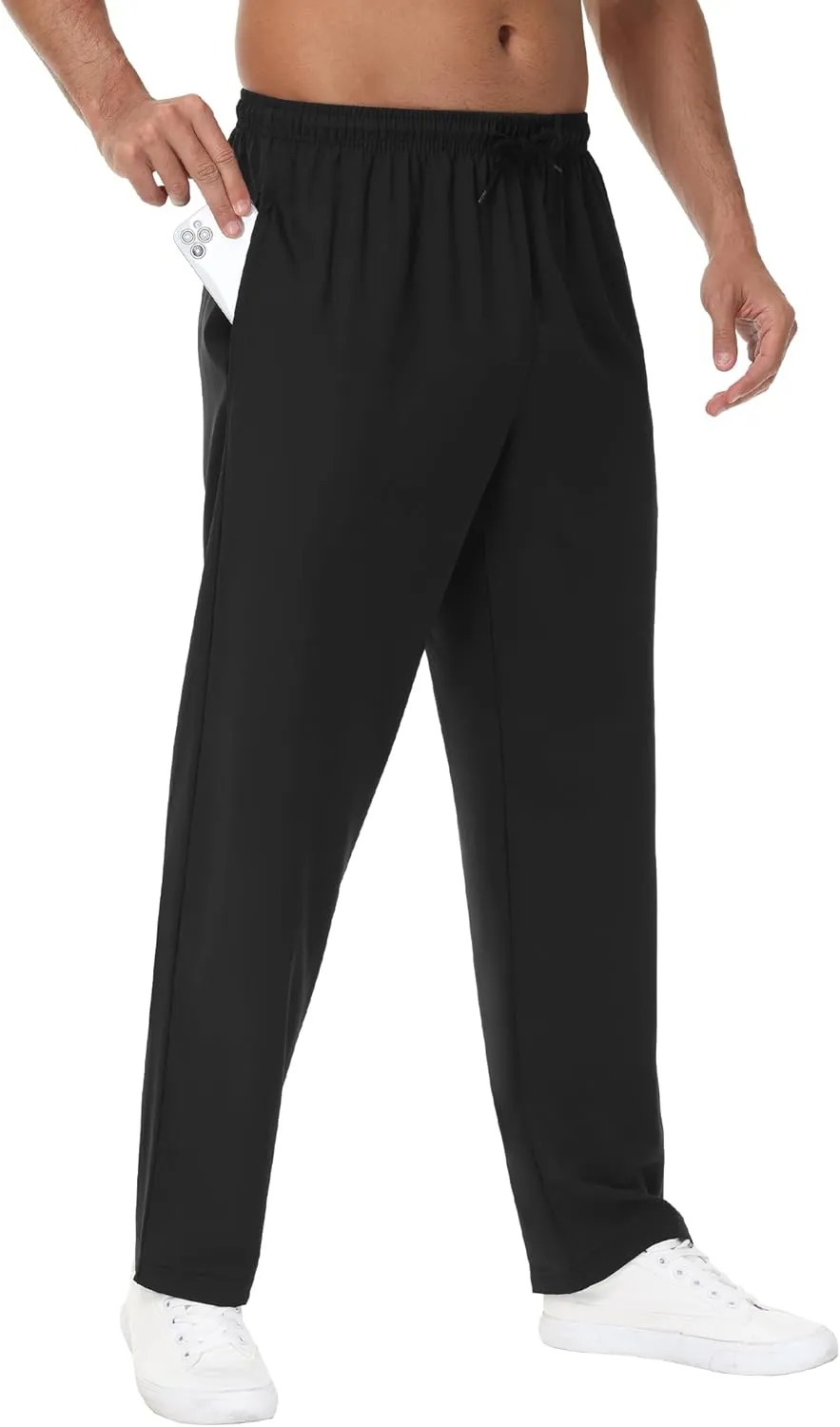 1/4 Pack Mens Athletic Sweatpants Gym Workout Joggers Pants Running Jogging Pants for Men