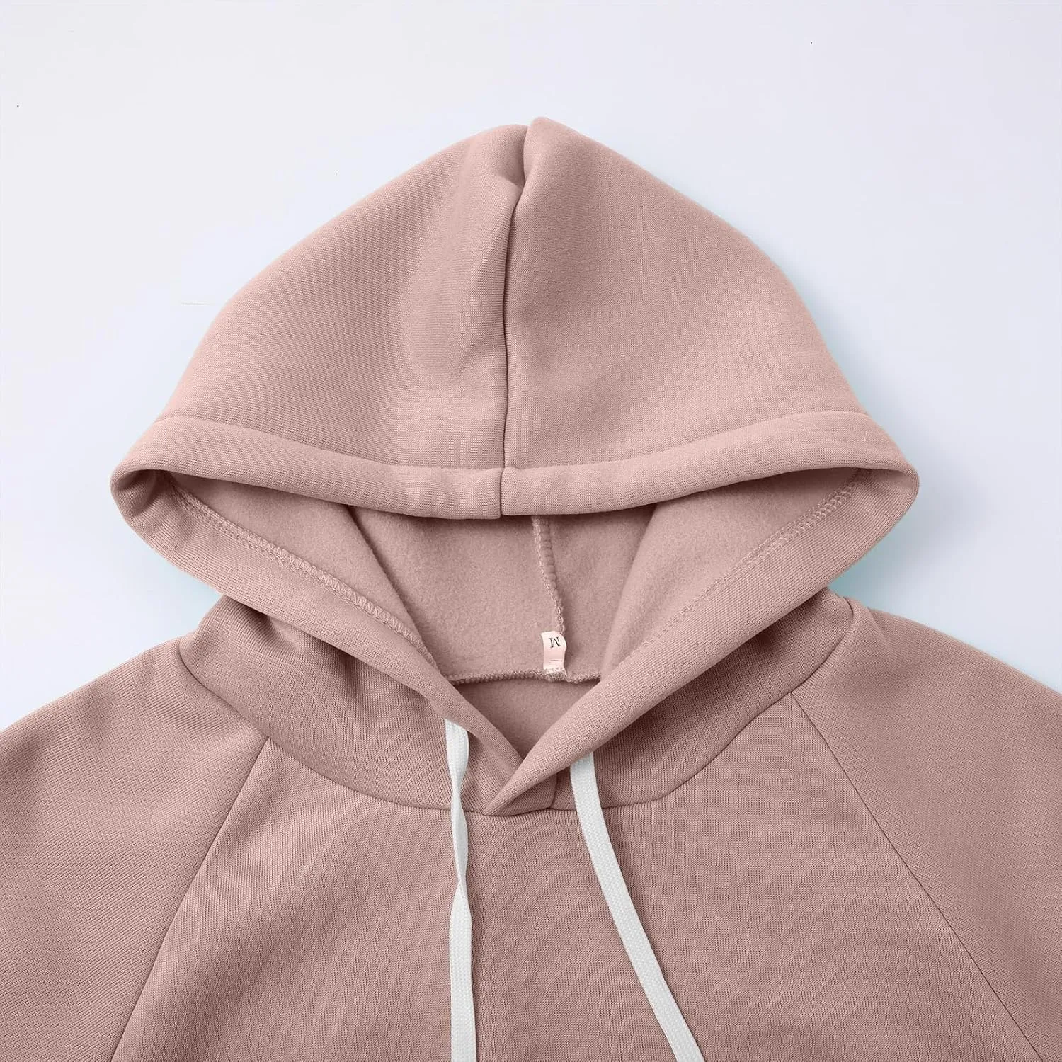2025 Women's Oversized Casual Pullover Long Sleeve Split Hem Drawstring Hoodies Dress With Kangaroo Pocket