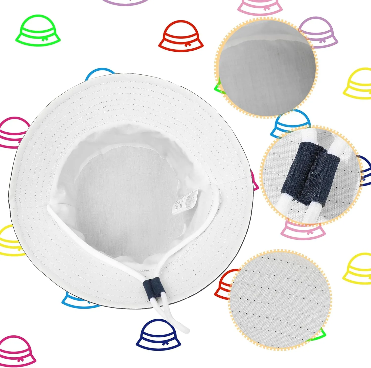 Baby Boy Sun Hat Toddler Summer Protection Beach Hat Toddler Girl Summer Bucket Hat Cotton Linen Baby Hat