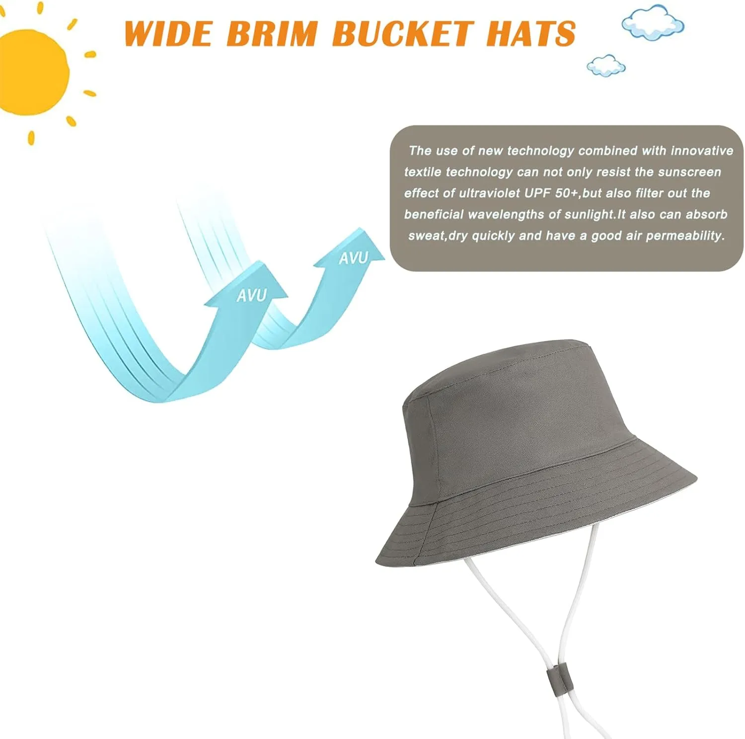 Baby Boy Sun Hat Toddler Summer Protection Beach Hat Toddler Girl Summer Bucket Hat Cotton Linen Baby Hat
