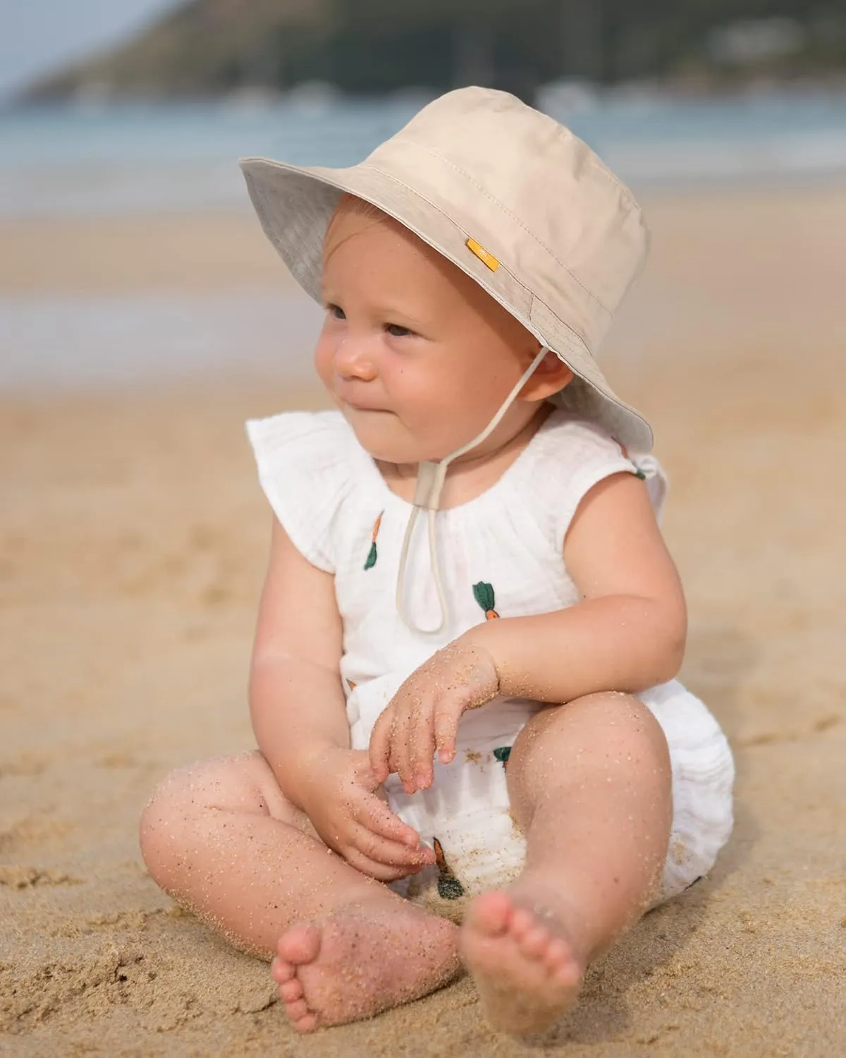 Baby Sun Hat for Boy Girl Toddler Summer Bucket Hat Kids Sun Protection Beach Hat Cotton Baby Hats
