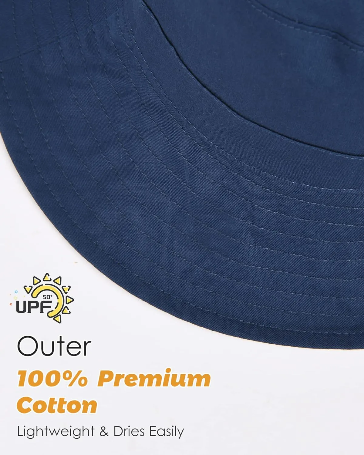 Baby Sun Hat for Boy Girl Toddler Summer Bucket Hat Kids Sun Protection Beach Hat Cotton Baby Hats