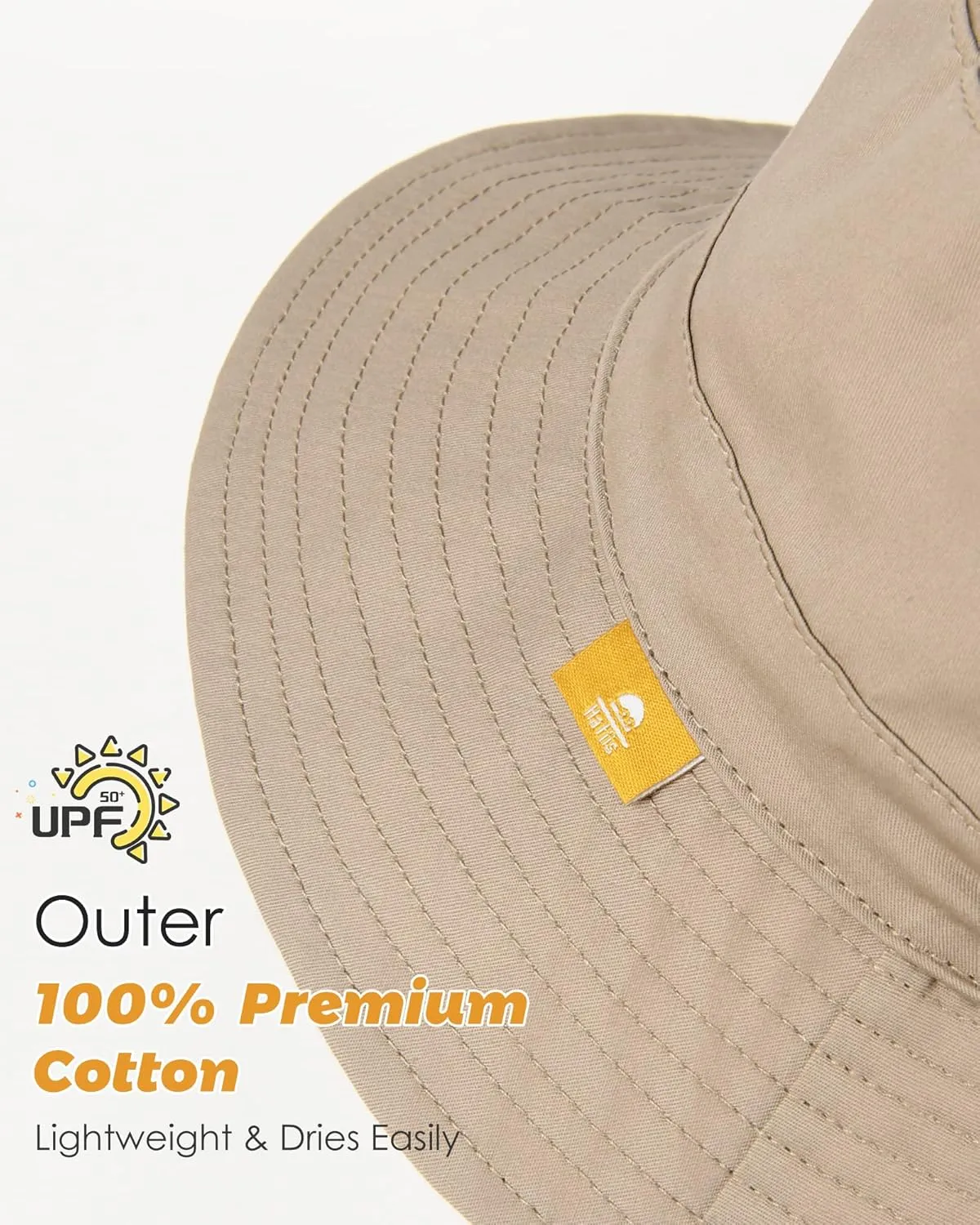 Baby Sun Hat for Boy Girl Toddler Summer Bucket Hat Kids Sun Protection Beach Hat Cotton Baby Hats