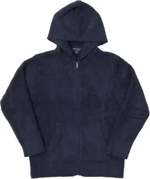 Barefoot Dreams CozyChic Men's Zip Up Hoodie, Long Sleeve, Knit, Winter Clothes for Men