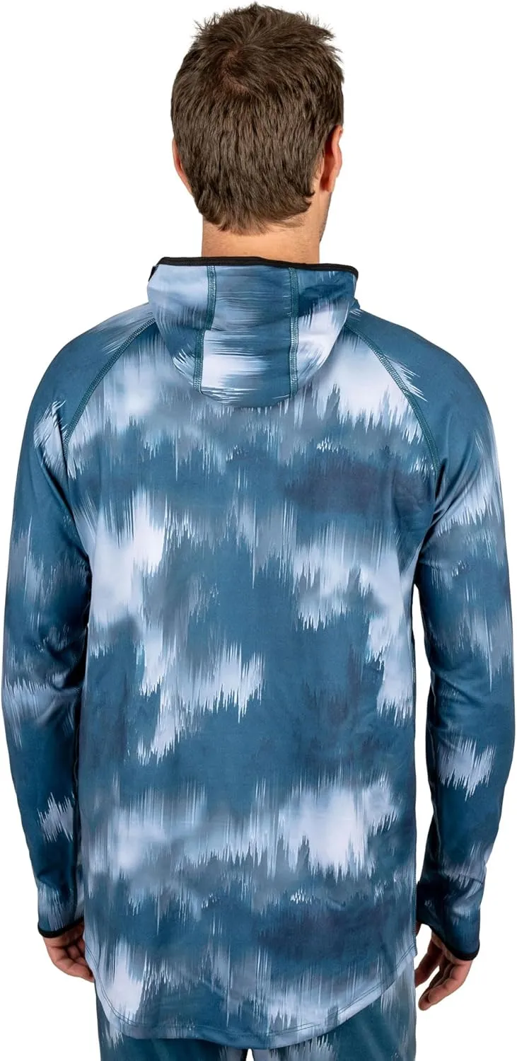 BLACKSTRAP Men's Summit Base Layer Hoodie Long Sleeve, Full Contoured Hood, Maximum Warmth and Comfort, [insert color]
