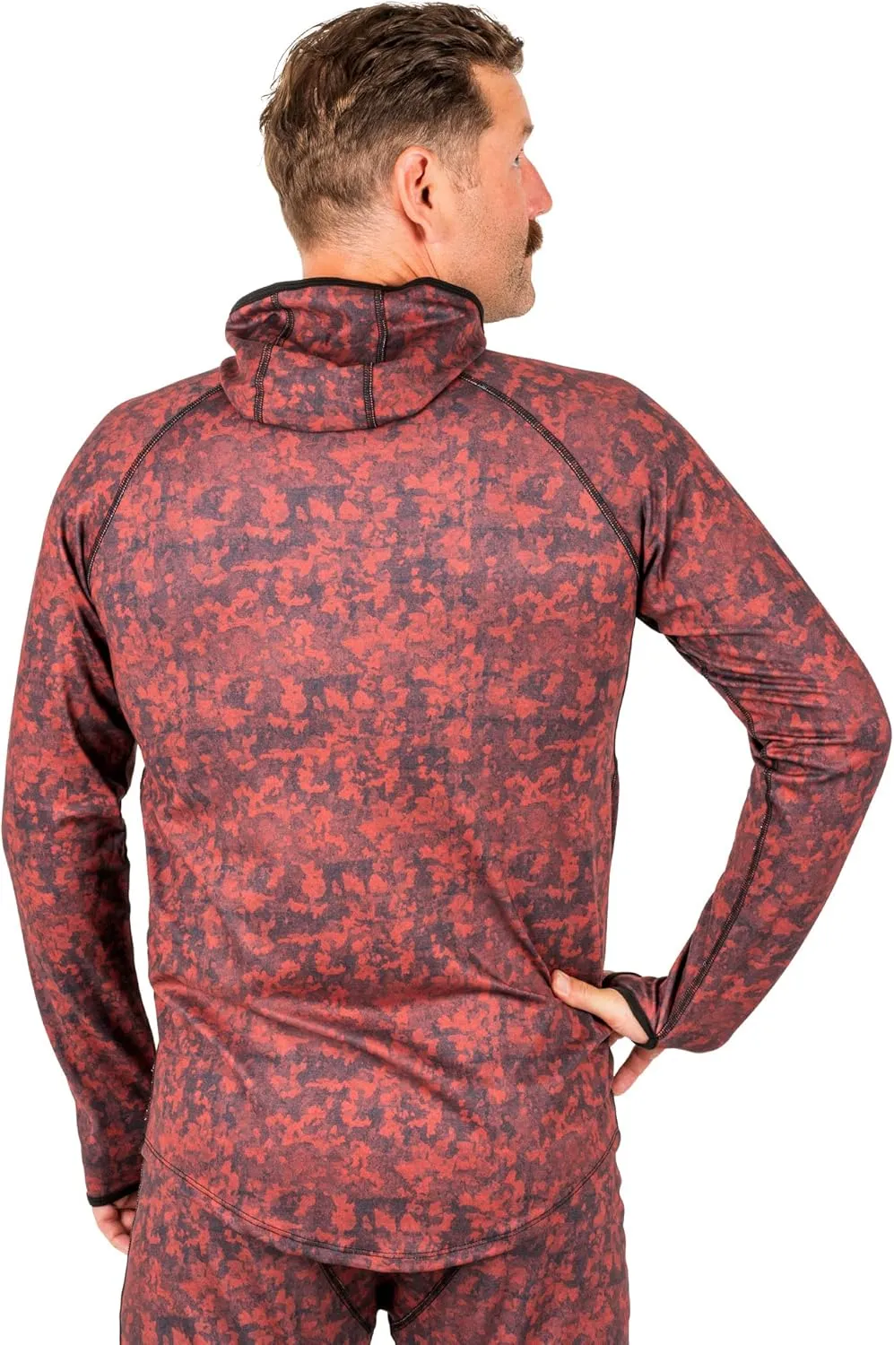 BLACKSTRAP Men's Summit Base Layer Hoodie Long Sleeve, Full Contoured Hood, Maximum Warmth and Comfort, [insert color]