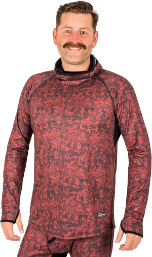 BLACKSTRAP Men's Summit Base Layer Hoodie Long Sleeve, Full Contoured Hood, Maximum Warmth and Comfort, [insert color]