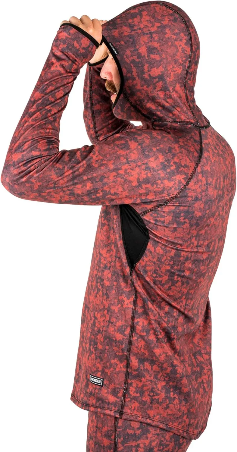 BLACKSTRAP Men's Summit Base Layer Hoodie Long Sleeve, Full Contoured Hood, Maximum Warmth and Comfort, [insert color]