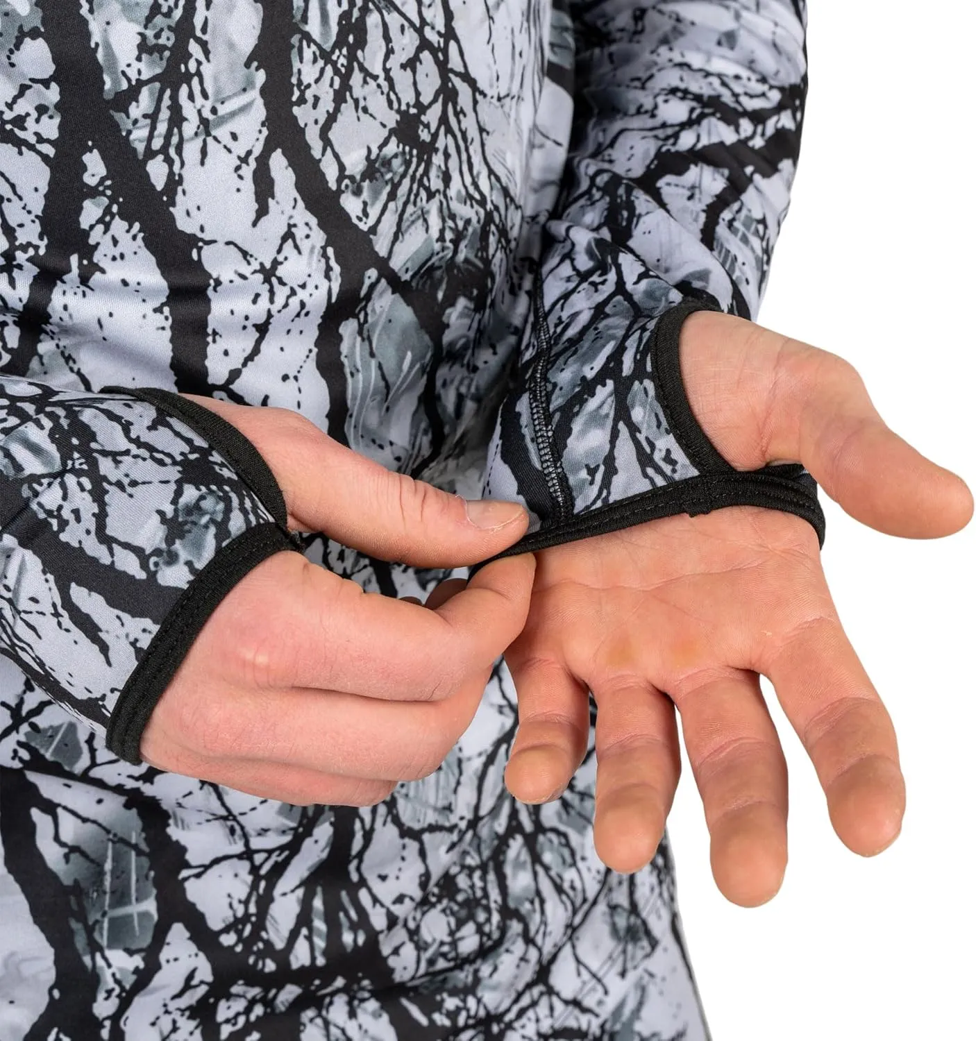 BLACKSTRAP Men's Summit Base Layer Hoodie Long Sleeve, Full Contoured Hood, Maximum Warmth and Comfort, [insert color]
