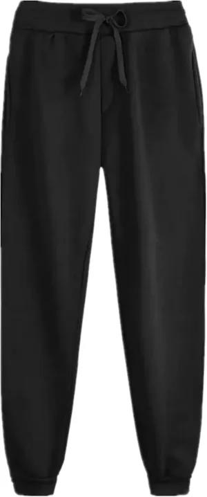 Boys' Solid Color Cotton Sweatpants with Drawstring Jogger Pants for Kids