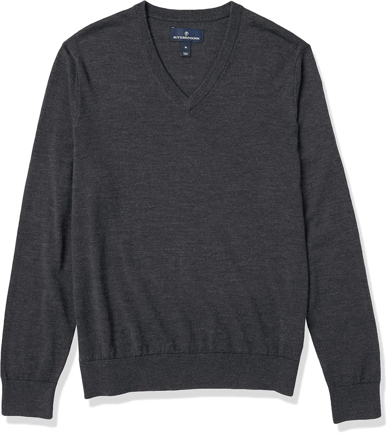Buttoned Down Men's Italian Merino CashWool V-Neck Sweater