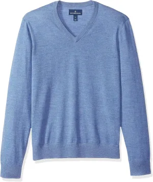 Buttoned Down Men's Italian Merino CashWool V-Neck Sweater