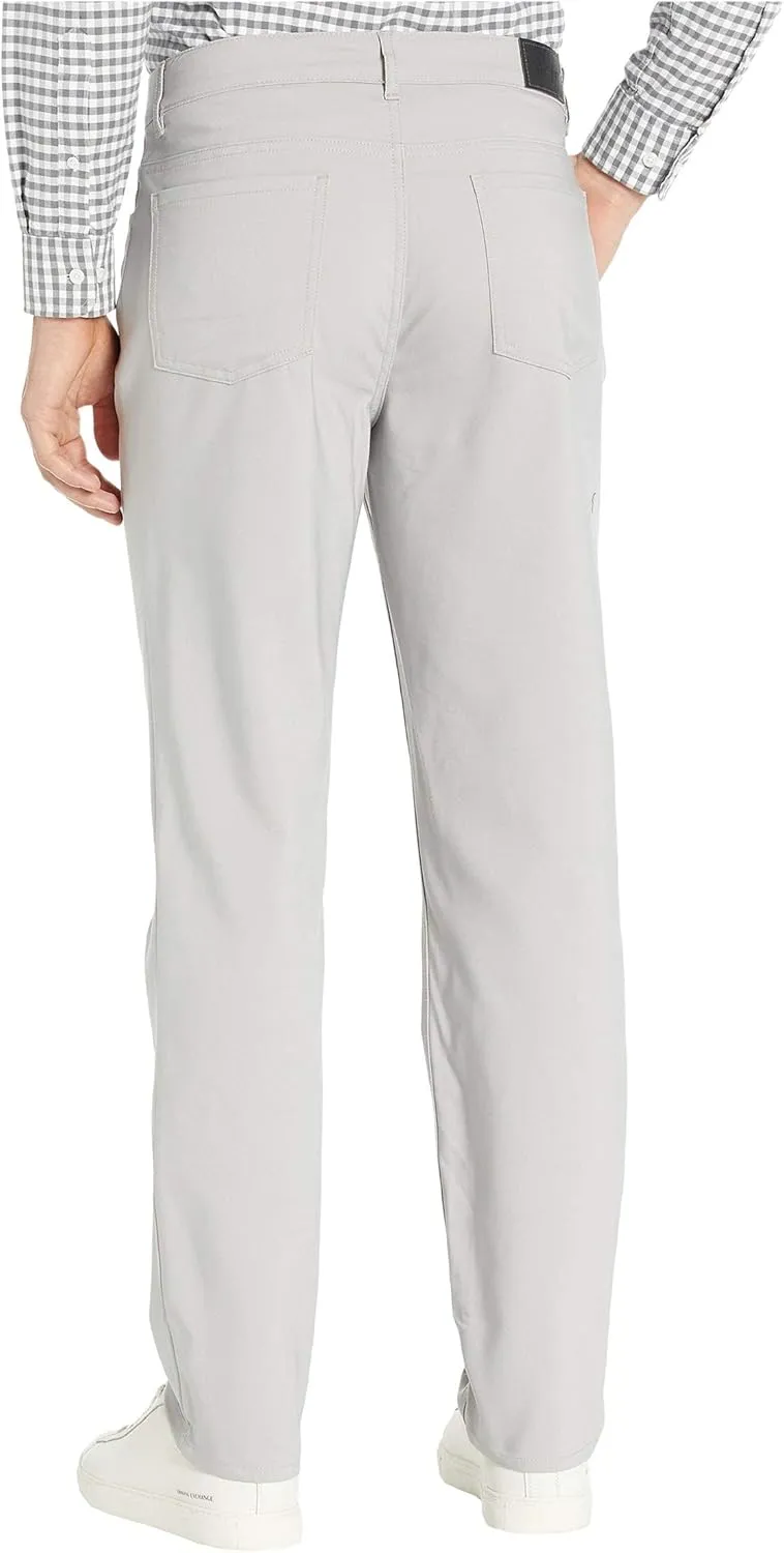 Calvin Klein Men's Move 365 Stretch Slim Fit Wrinkle Resistant Tech Woven Pant