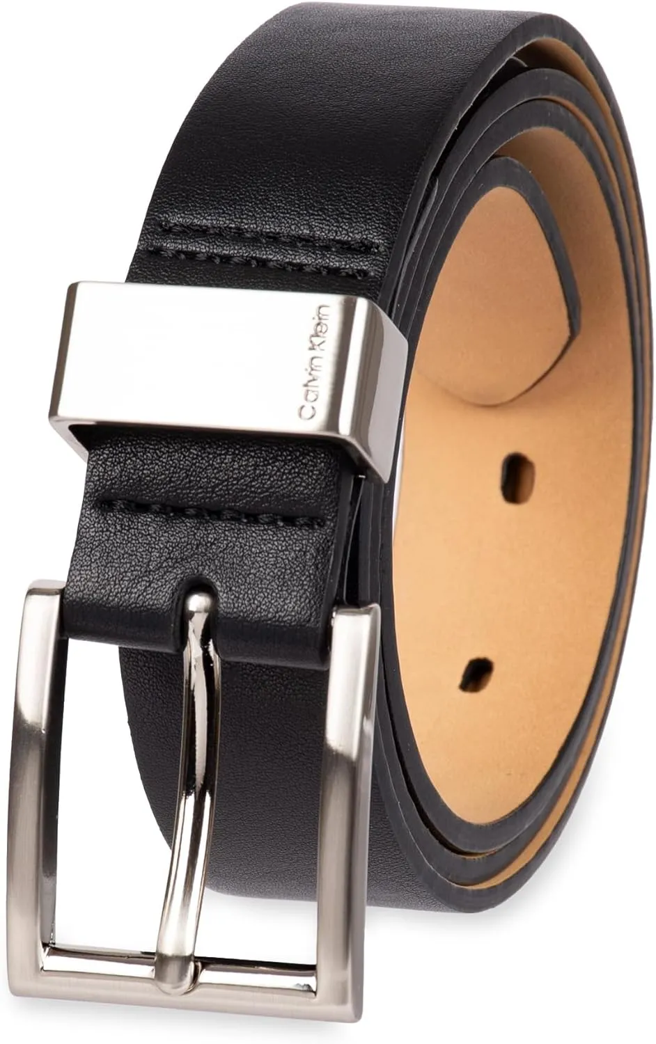 Calvin Klein Women's Metal Loop Slim 1 Inch Fashion Belt for Trousers, Jeans, Dresses