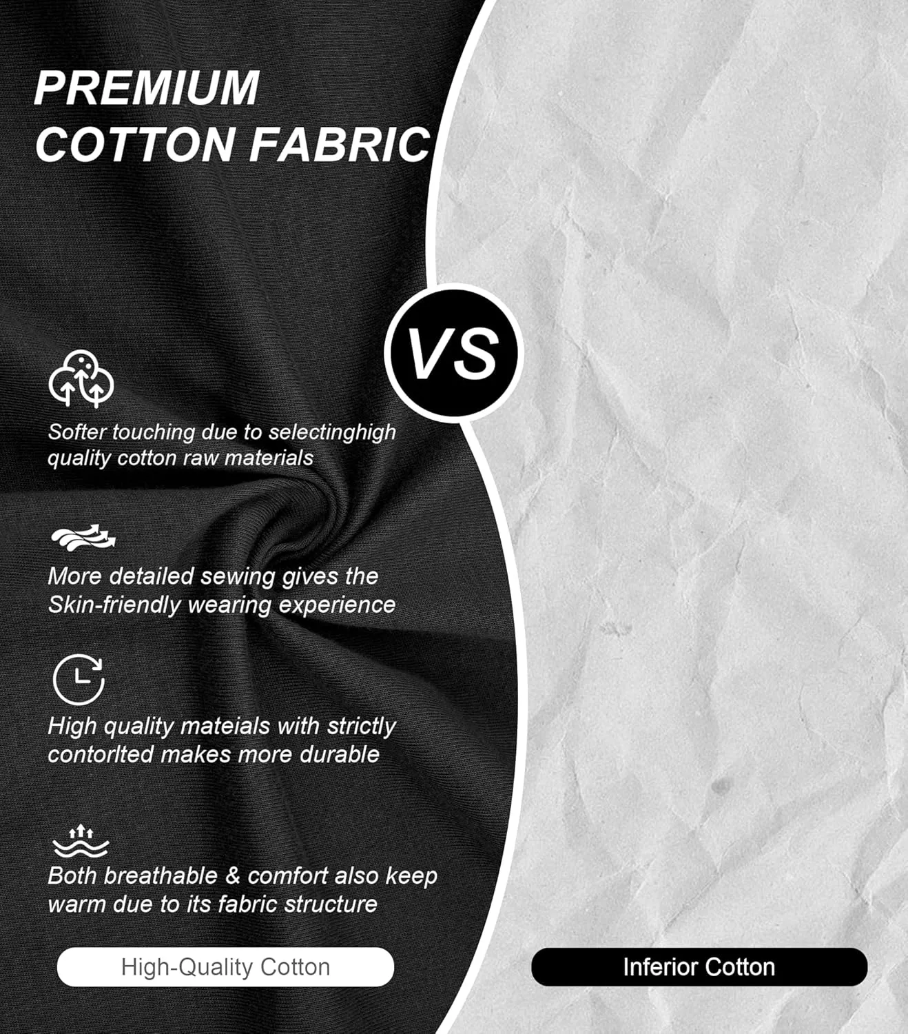 COLORFULLEAF 100% Cotton Mens Pajama Pants Lightweight Sleep Lounge Bottoms Elastic Waistband Button Fly With Pockets