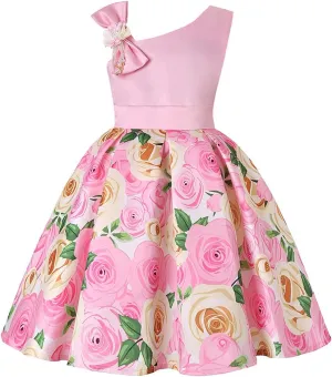 COMISARA 2-9T Girls Flower Dresses Pageant Party Prom Easter Ball Gown Dresses