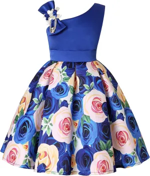 COMISARA 2-9T Girls Flower Dresses Pageant Party Prom Easter Ball Gown Dresses