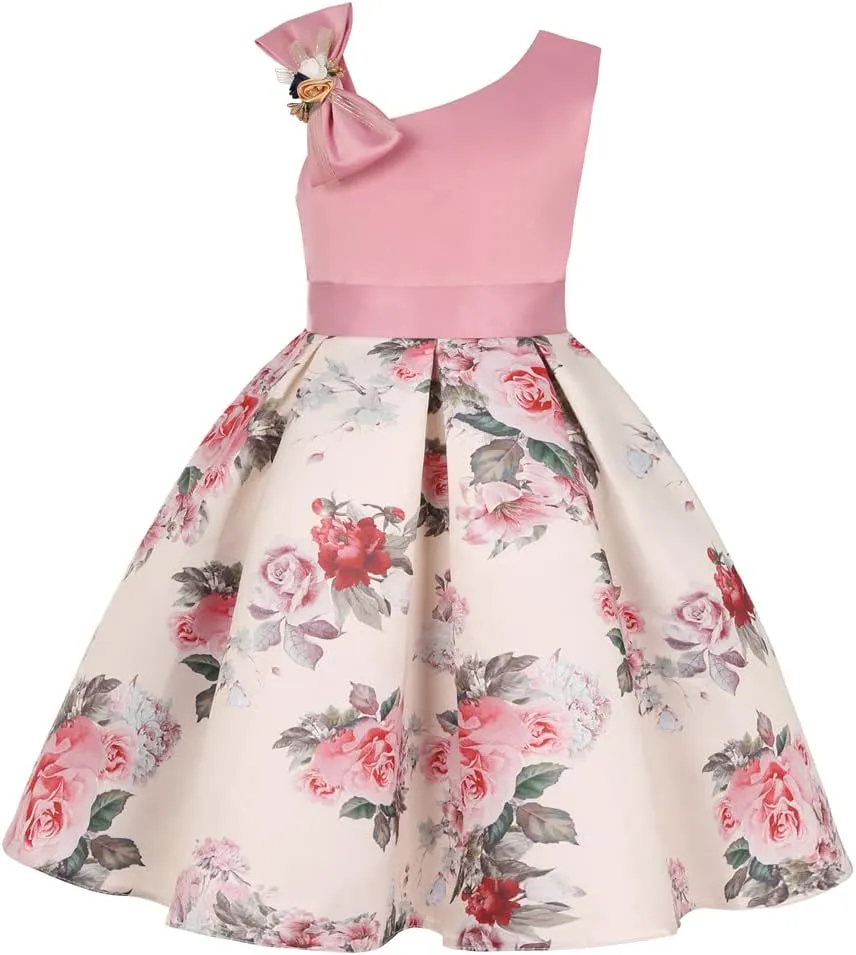 COMISARA 2-9T Girls Flower Dresses Pageant Party Prom Easter Ball Gown Dresses
