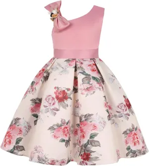 COMISARA 2-9T Girls Flower Dresses Pageant Party Prom Easter Ball Gown Dresses
