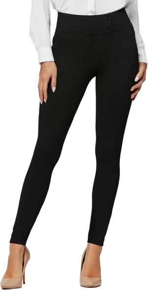 Conceited Dress Pants for Women with Pockets - Stretch Ponte Fabric - Wear to Work - Tummy Control (Available in Plus Size)