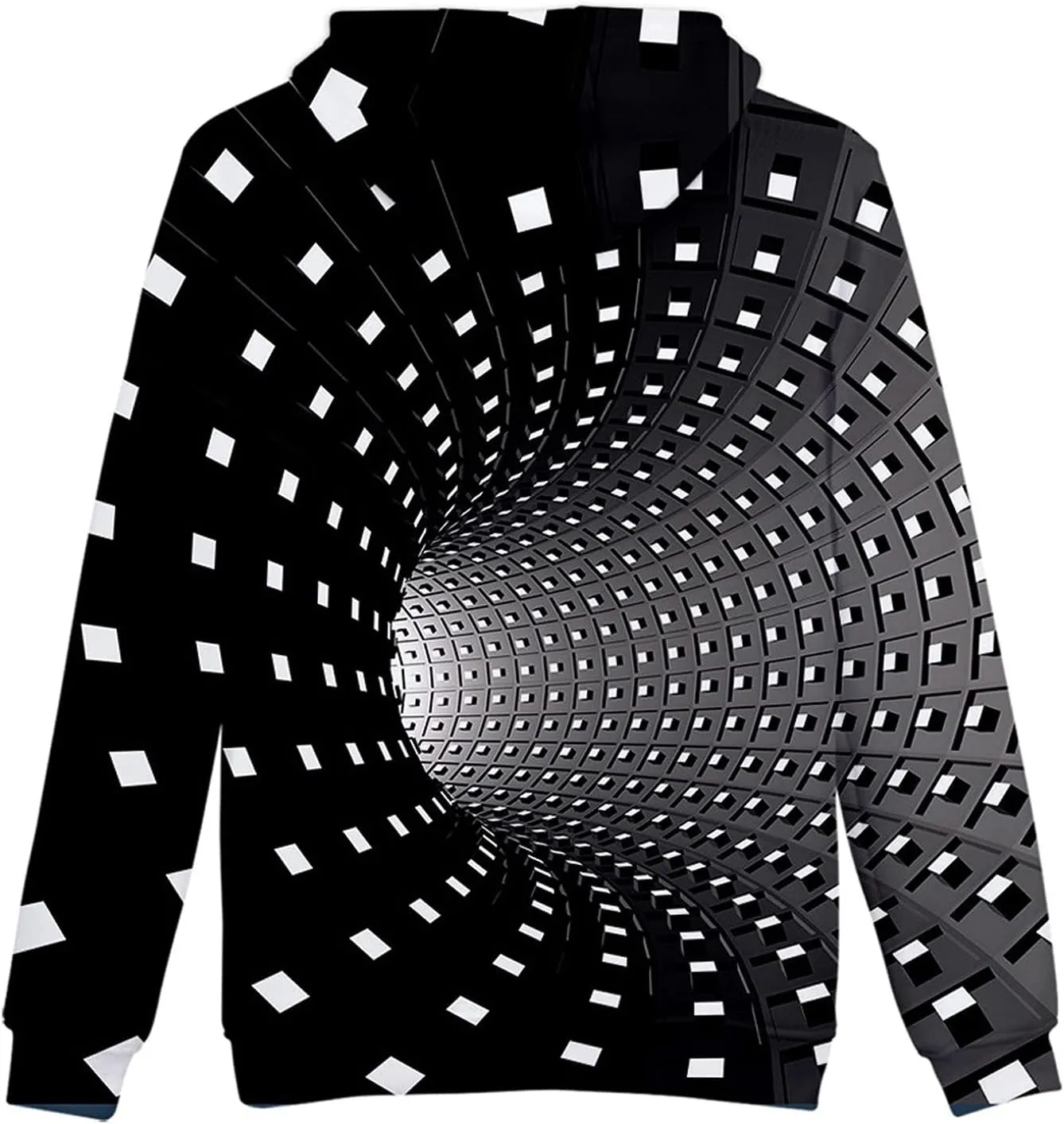 Cool Hoodies for Men 3D Printing Creative Round Neck Casual Long Shirts Top Blouse Mens Hoodies Pullover