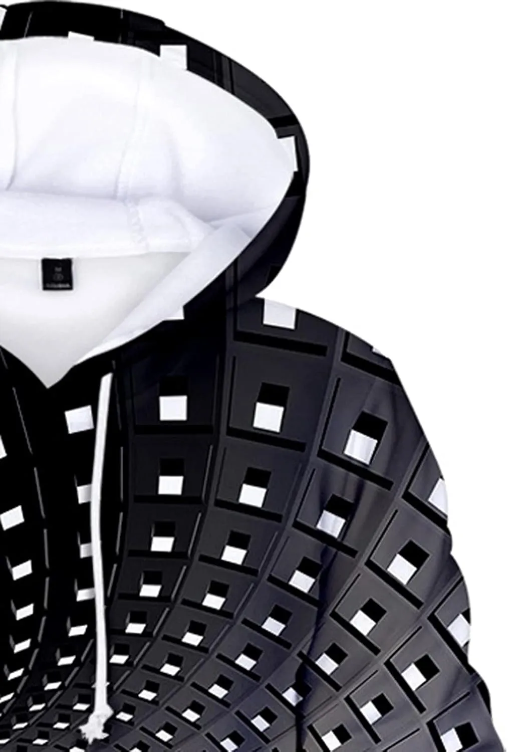 Cool Hoodies for Men 3D Printing Creative Round Neck Casual Long Shirts Top Blouse Mens Hoodies Pullover