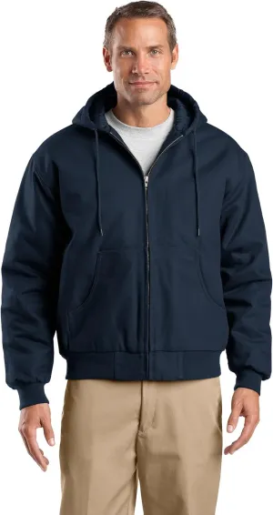 Cornerstone Men's Warmth Full-Zip Hooded Work Jacket_Navy_X-Large