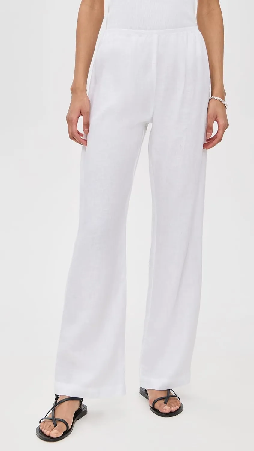 DONNI. Women's The Linen Simple Pants