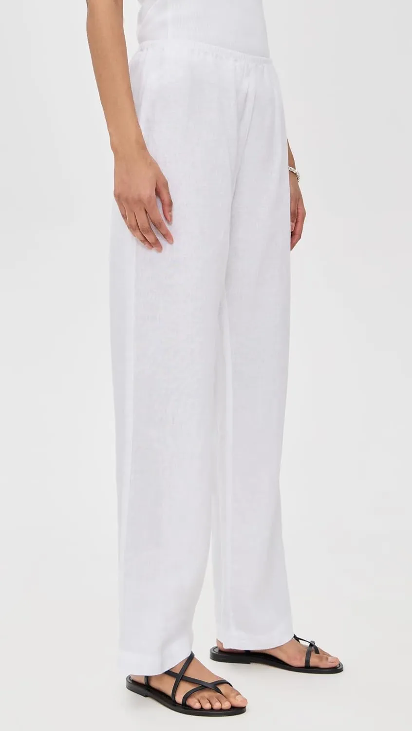 DONNI. Women's The Linen Simple Pants