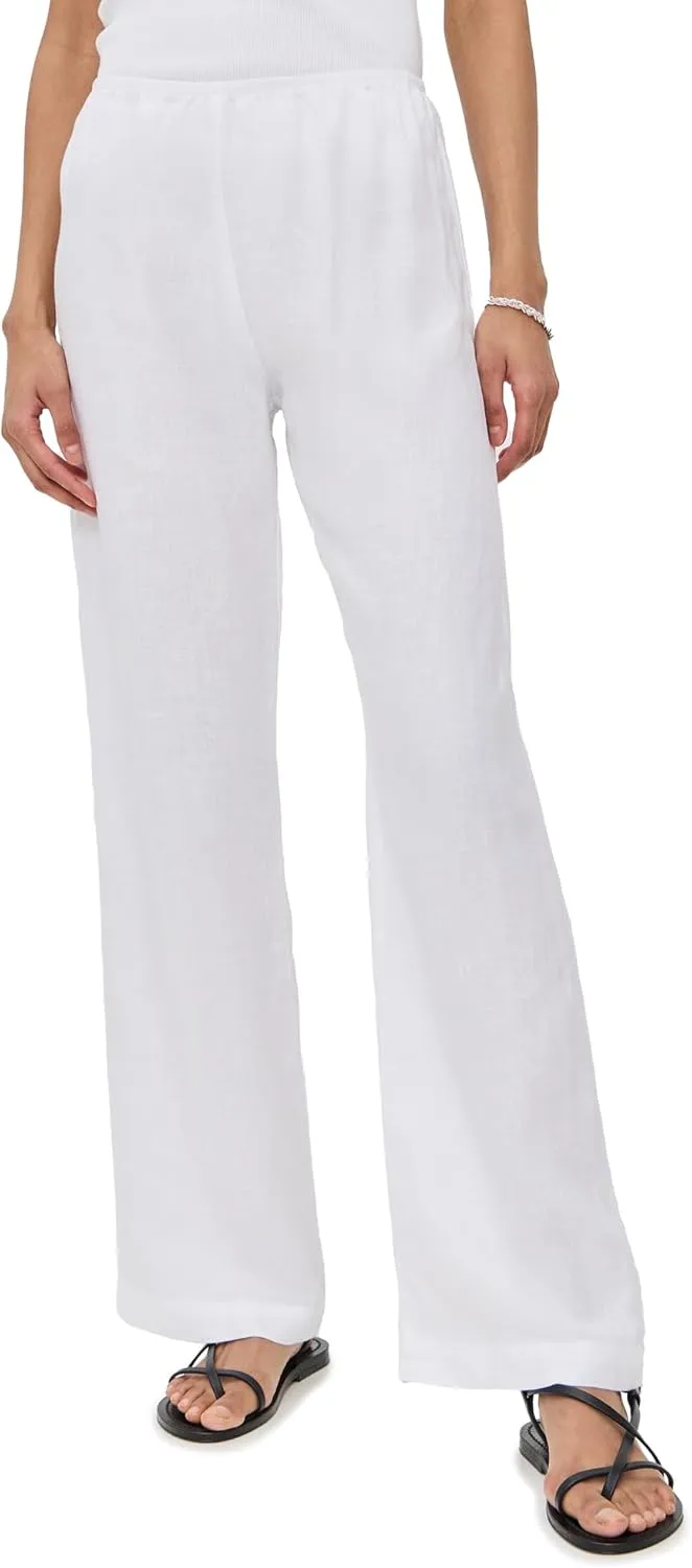 DONNI. Women's The Linen Simple Pants