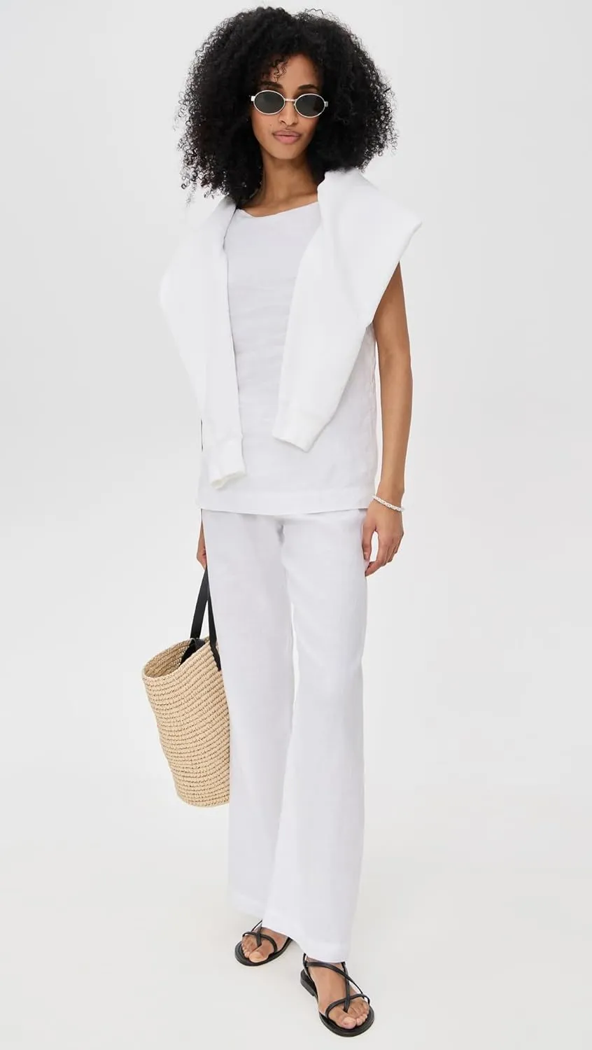 DONNI. Women's The Linen Simple Pants