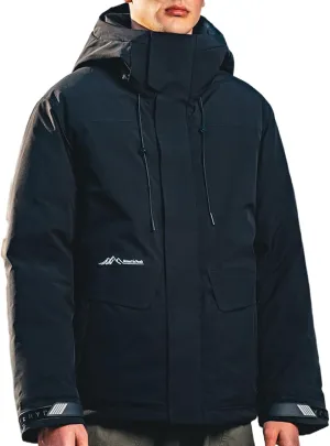 Duck Down Jacket For Men,Men Puffer Jacket For Cold Protection And Warmth,Hooded Mens Workwear Down Jacket