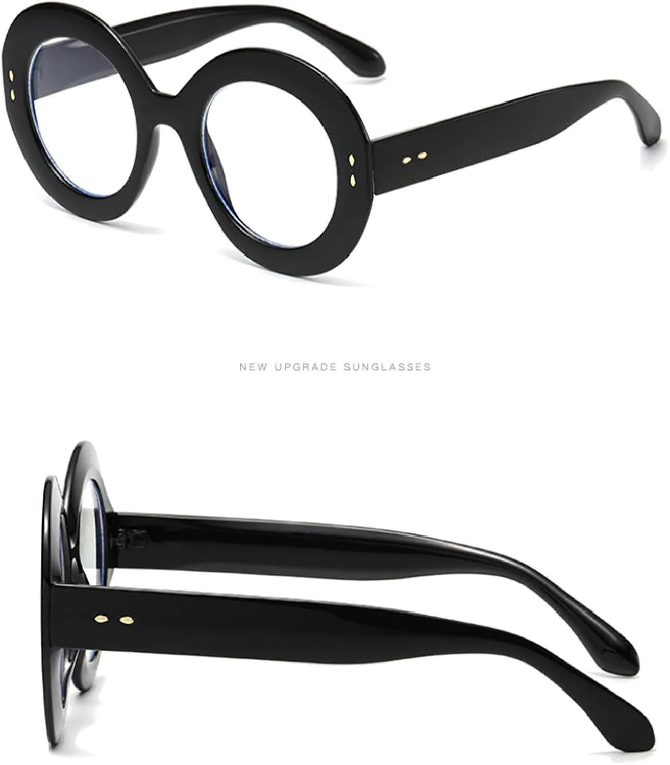 Fashion Glasses Frame Women Vintage Oval Retro Simple