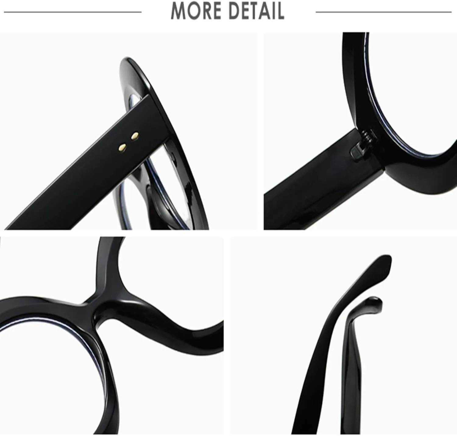 Fashion Glasses Frame Women Vintage Oval Retro Simple