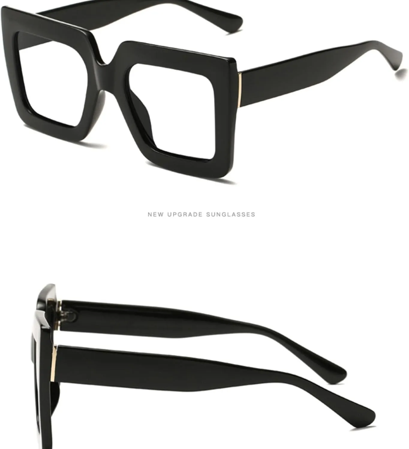 Fashion Gradient Glasses Frame Women Vintage Female Simple