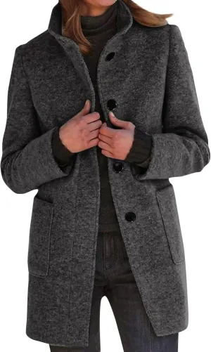 Fleece Jacket Women Plus Size Long Winter Coats Open Front Button down Shacket Single-Breasted Coatigan with Pockets