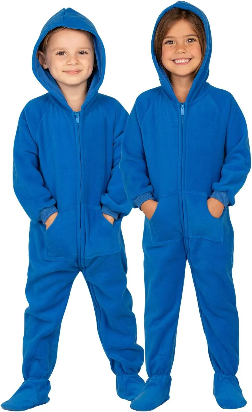 Footed Pajamas - Family Matching Hoodie One Pieces | One Piece Boys, Girls, Men, Women Pjs and Pets Sweaters | Unisex