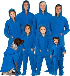 Footed Pajamas - Family Matching Hoodie One Pieces | One Piece Boys, Girls, Men, Women Pjs and Pets Sweaters | Unisex