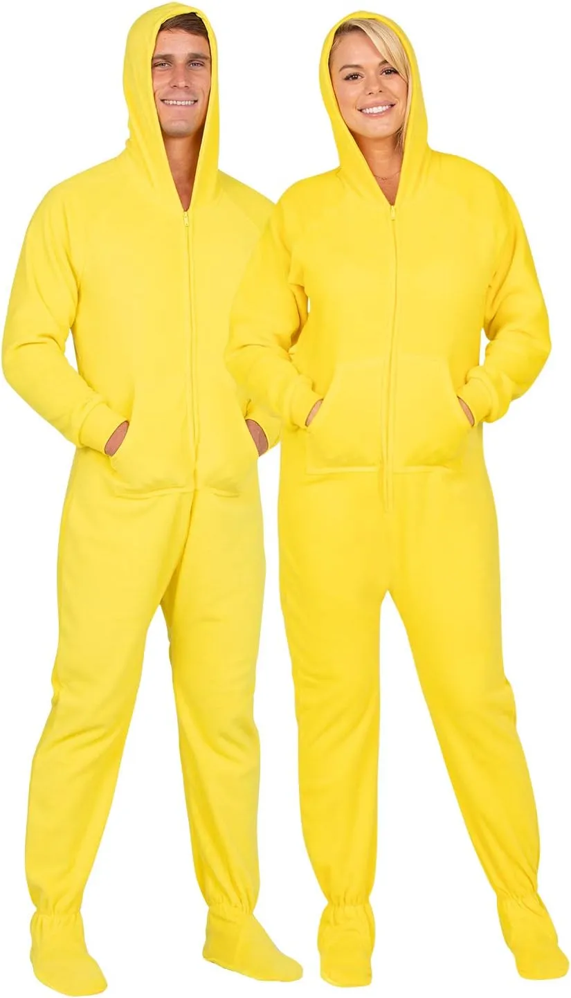 Footed Pajamas - Family Matching Hoodie One Pieces | One Piece Boys, Girls, Men, Women Pjs and Pets Sweaters | Unisex