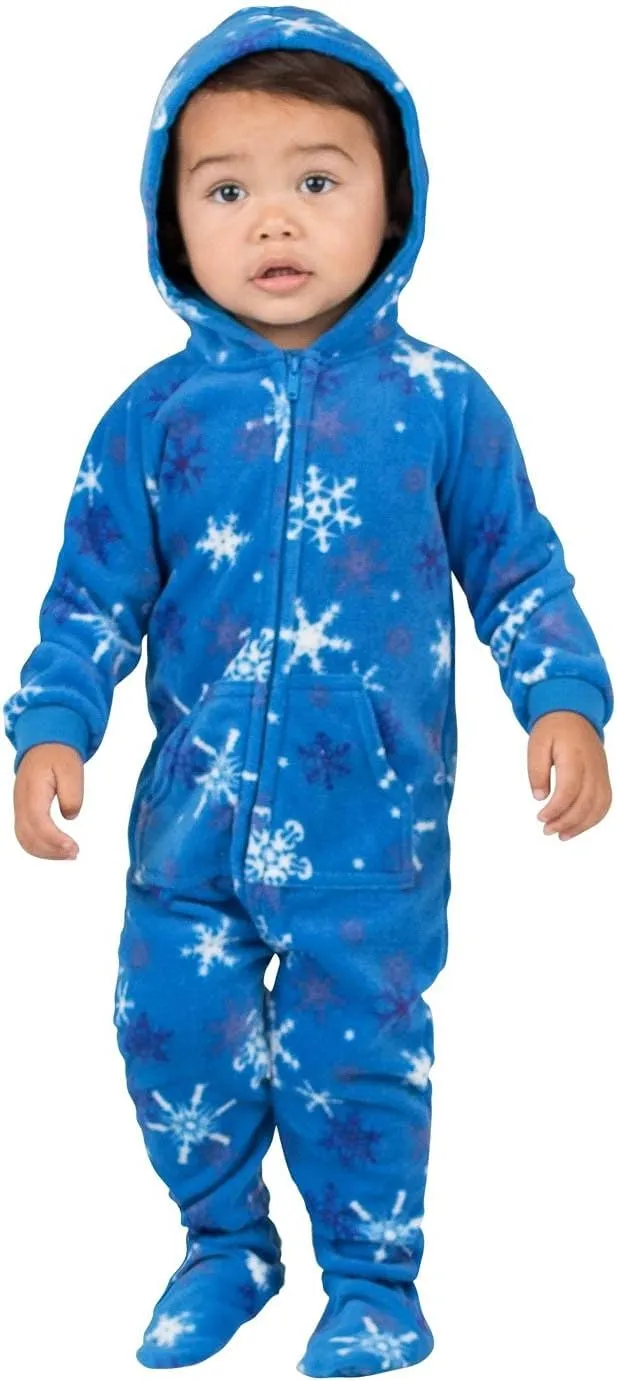 Footed Pajamas - Family Matching Hoodie One Pieces | One Piece Boys, Girls, Men, Women Pjs and Pets Sweaters | Unisex