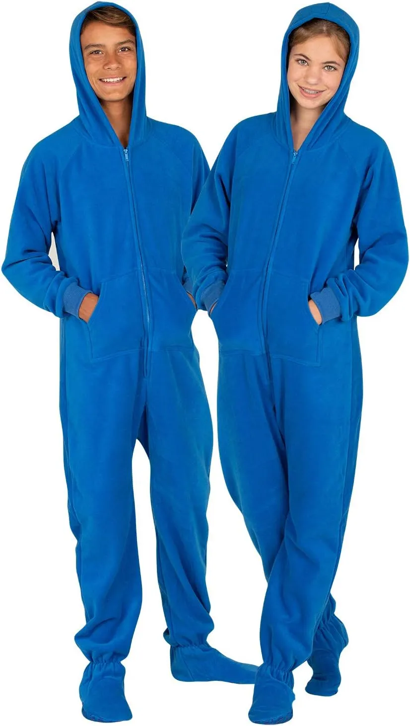 Footed Pajamas - Family Matching Hoodie One Pieces | One Piece Boys, Girls, Men, Women Pjs and Pets Sweaters | Unisex