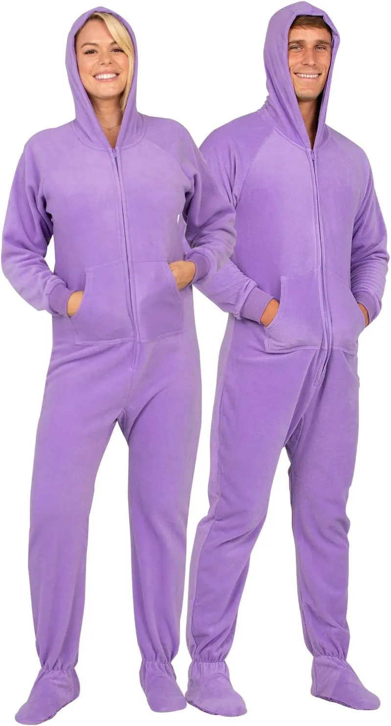 Footed Pajamas - Family Matching Hoodie One Pieces | One Piece Boys, Girls, Men, Women Pjs and Pets Sweaters | Unisex