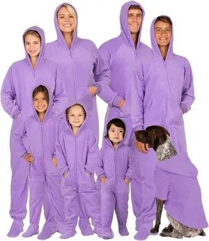 Footed Pajamas - Family Matching Hoodie One Pieces | One Piece Boys, Girls, Men, Women Pjs and Pets Sweaters | Unisex