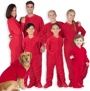 Footed Pajamas - Family Matching Onesie | One Piece Boys, Girls, Men, Women Pjs and Pets Sweaters | Unisex