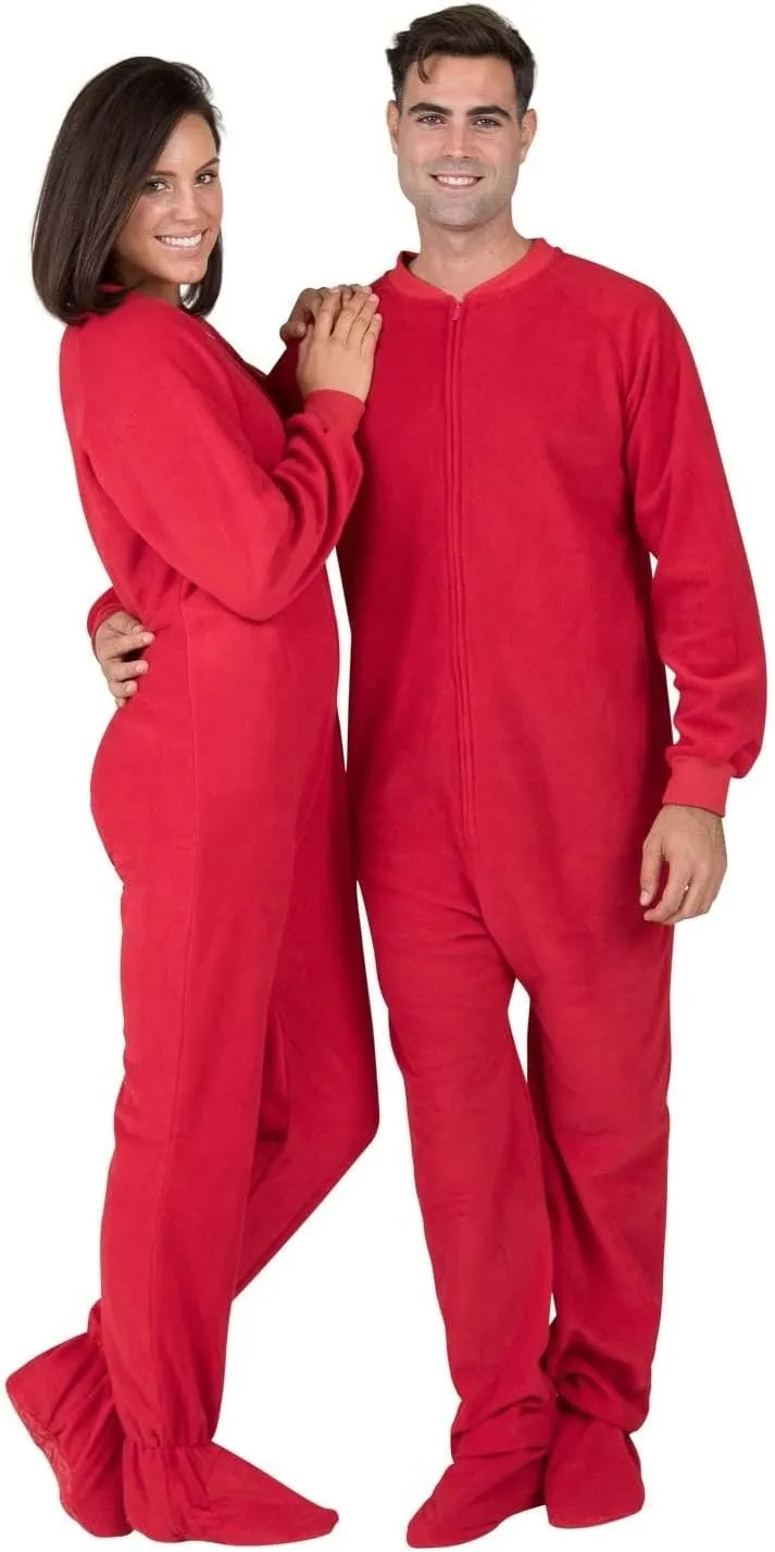 Footed Pajamas - Family Matching Onesie | One Piece Boys, Girls, Men, Women Pjs and Pets Sweaters | Unisex