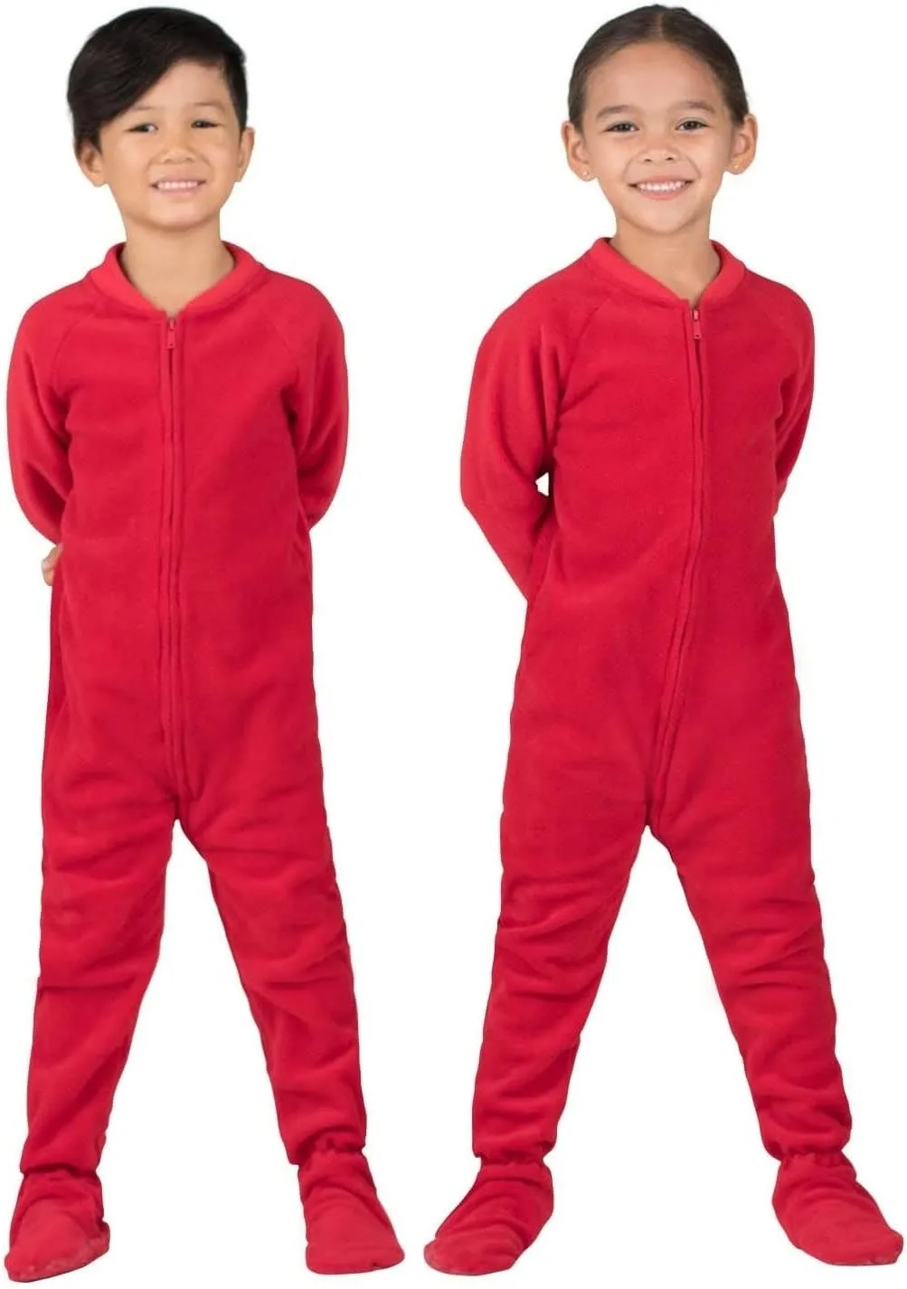 Footed Pajamas - Family Matching Onesie | One Piece Boys, Girls, Men, Women Pjs and Pets Sweaters | Unisex
