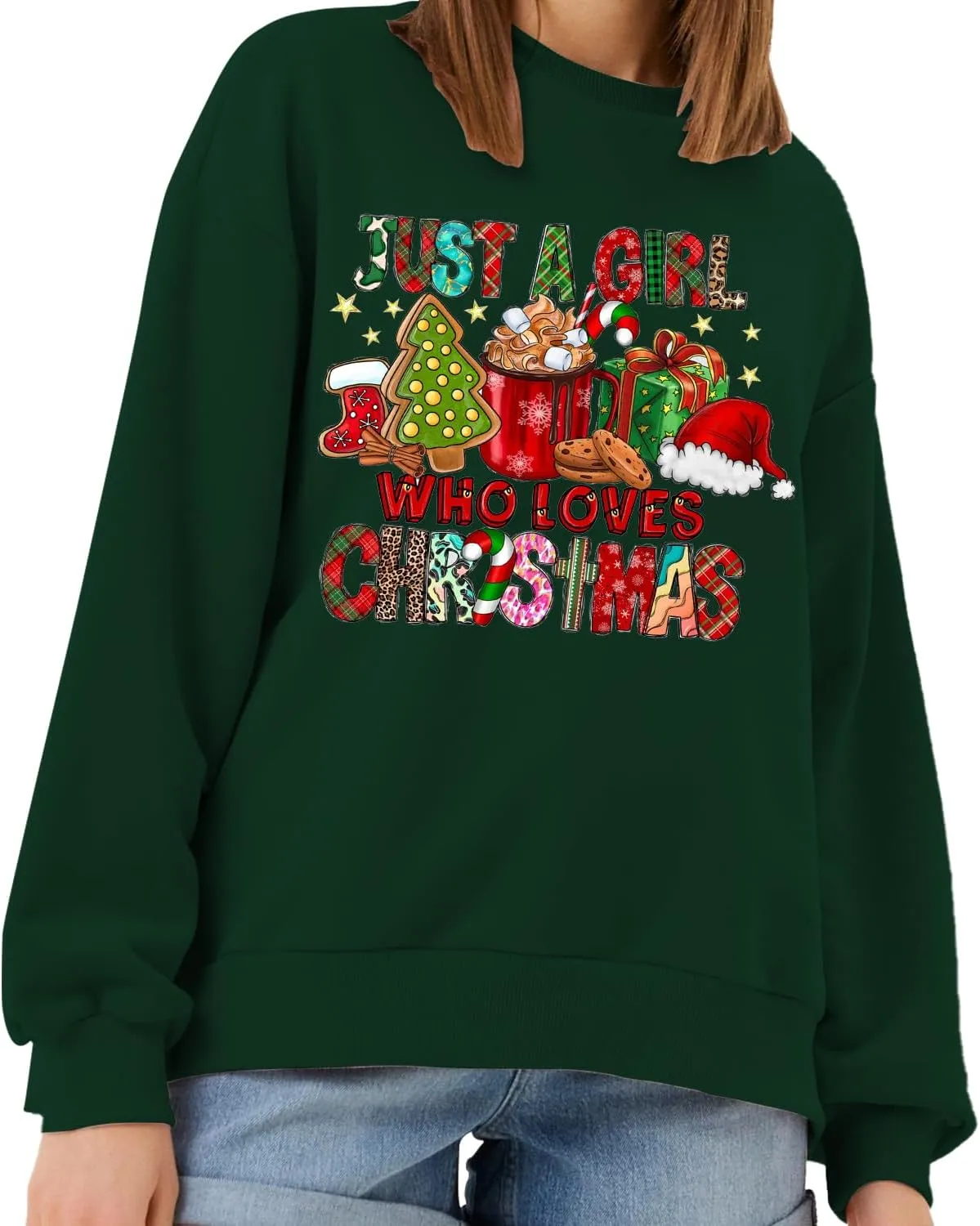 Gnome Christmas Shirt Women Gnome Merry Christmas Sweatshirt Xmas Holiday Tops