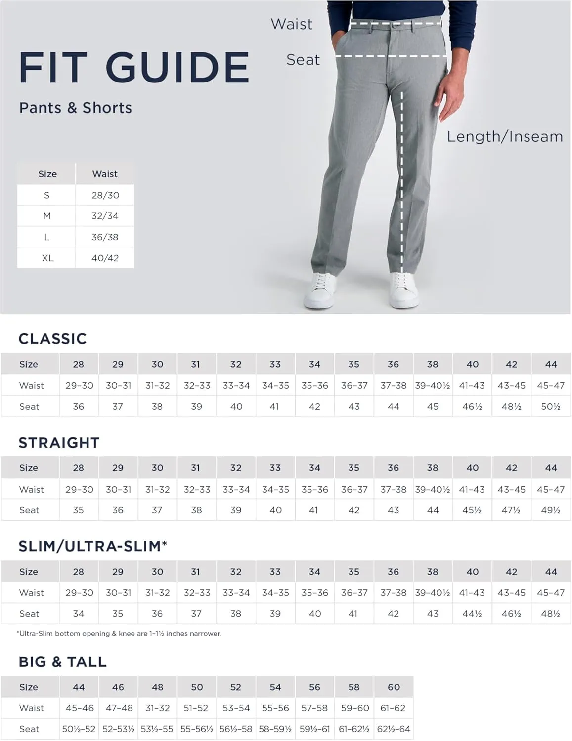 Haggar Men's Comfort Luxe Straight Fit Flat Front Linen Casual Pant