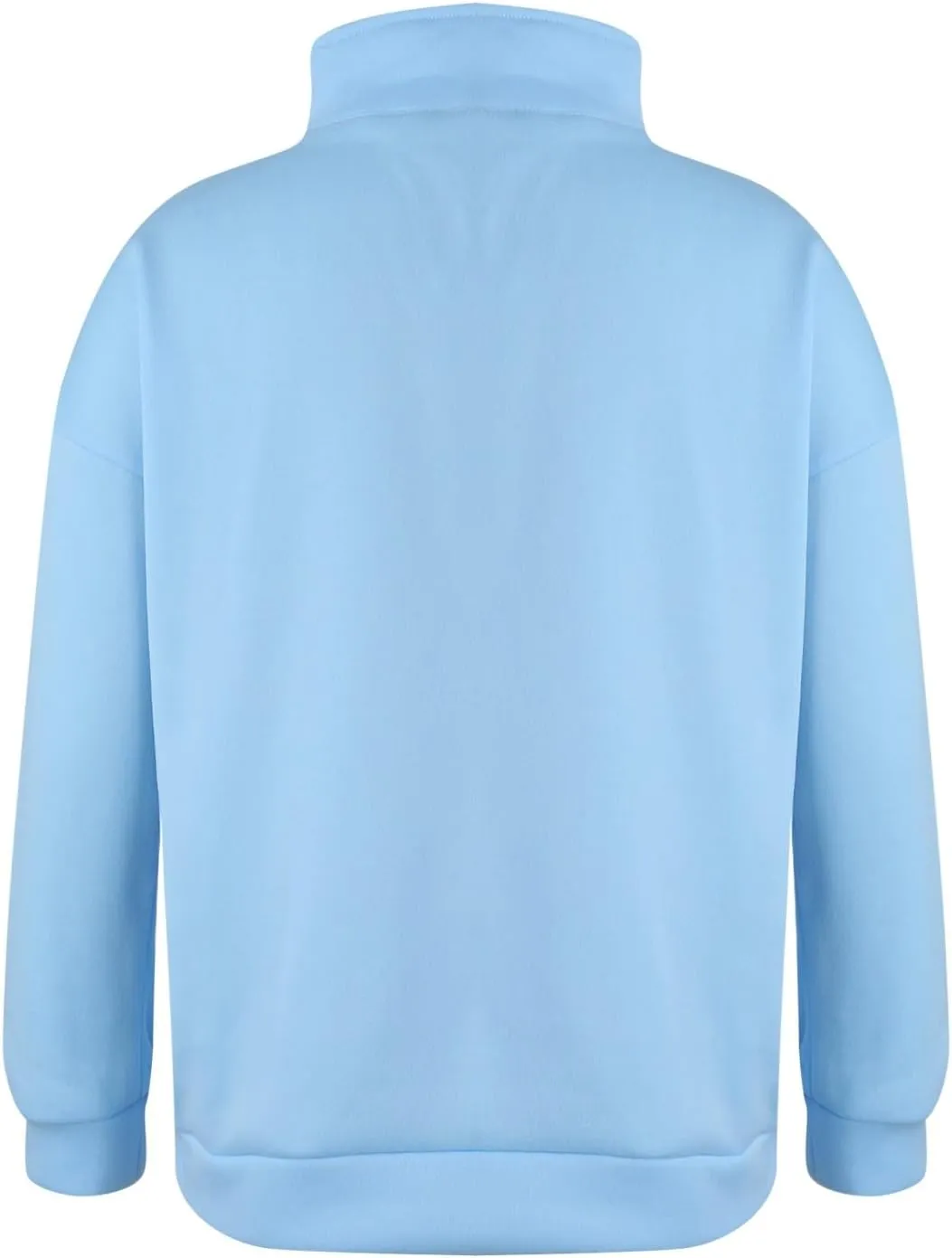Half Zip Up Hoodies For Women Crop Women's Fall Sweatshirt Long Sleeve Kangaroo Pocket Pullover Tops Loose Fit Sweatshirts