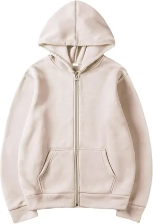 Hoodies for Women Casual Long Sleeve Jacket Soft Comfy Pullover Sweatshirts Workout Tops with Kangaroo Pocket